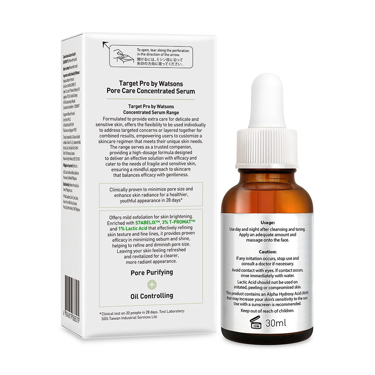  TARGET PRO BY WATSONS TARGET PRO BY WATSONS Target Pro By Watsons Gözenek Bakm Konsantre Serum 30 ml  1 of 3 