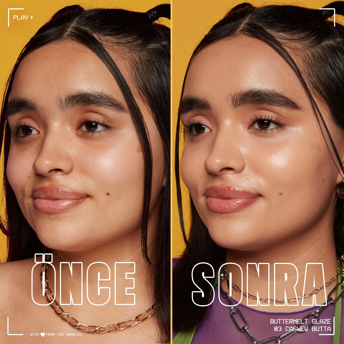 NYX NYX Nyx Professional Makeup Buttermelt Glaze Işıltılı Nemlendirici Tint 03 Cashew Butta 1 of 7