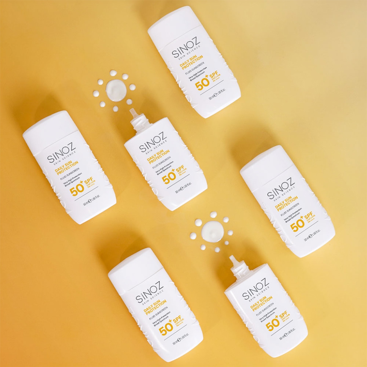  SİNOZ SINOZ Sinoz Günlük Kullanım Yüz Güneş Koruyucu Losyon SPF50+ 50 ml  1 of 7 
