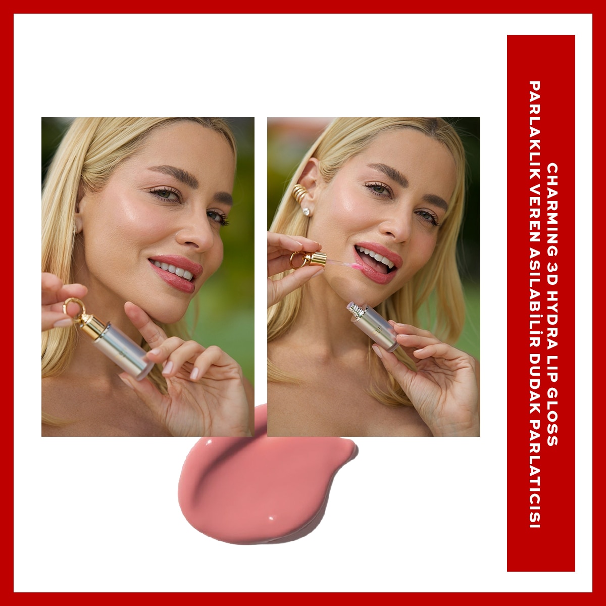 2WINS 2WINS MAKE UP 2Wins Make Up Charming 3D Dudak Parlatıcı Pink Cloud 1 of 7