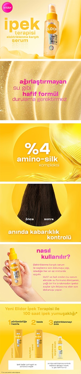 ELİDOR ELİDOR Elidor Serum Elektriklenme Karşıtı İpek Terapi 80 ml 1 of 10