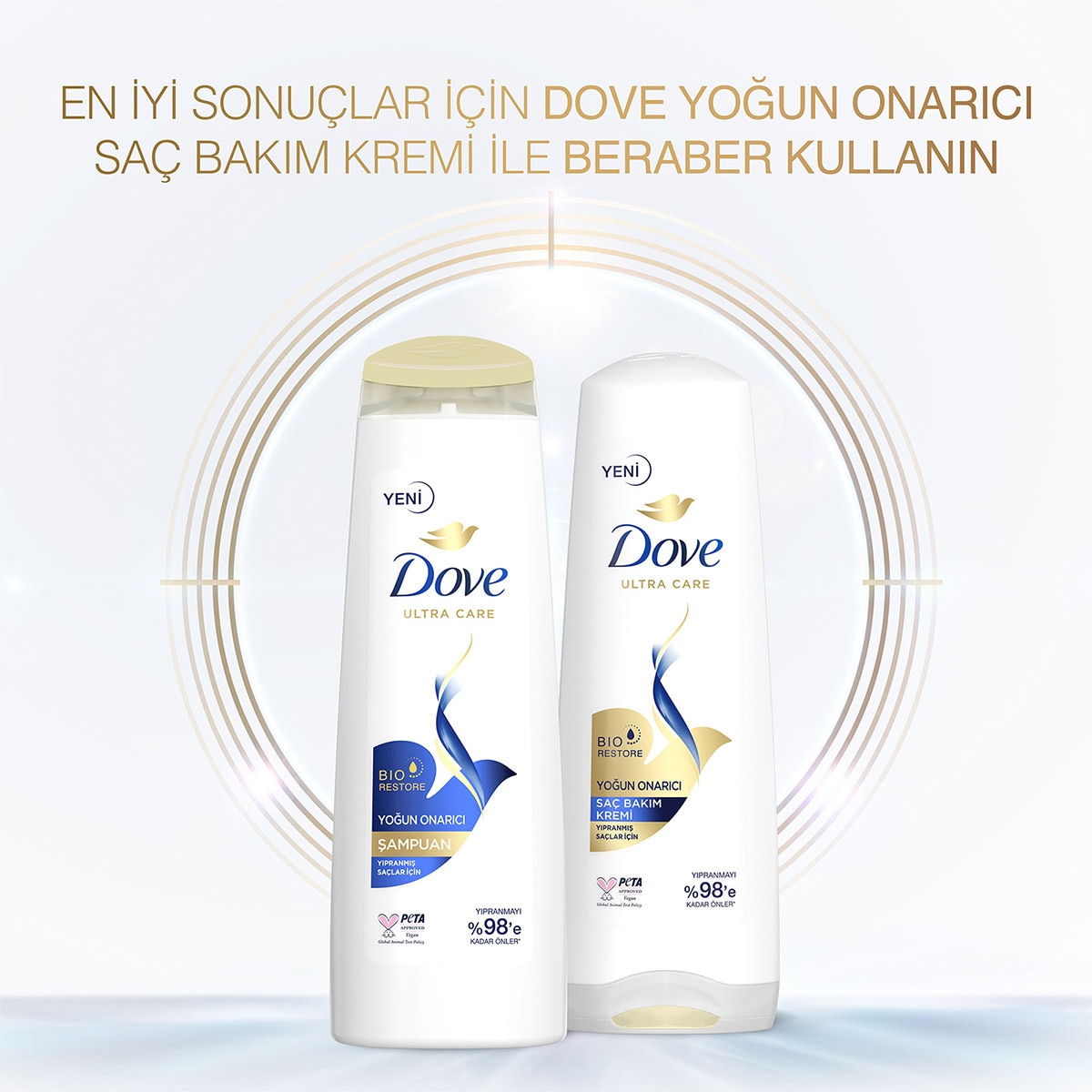 DOVE DOVE Dove Şampuan Yoğun Onarıcı 400 ml  1 of 9 