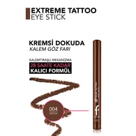  FLORMAR FLORMAR Flormar Extreme Tattoo Yüksek Pigmentli Jel Göz Kalemi No: 004 Mocha  1 of 4 