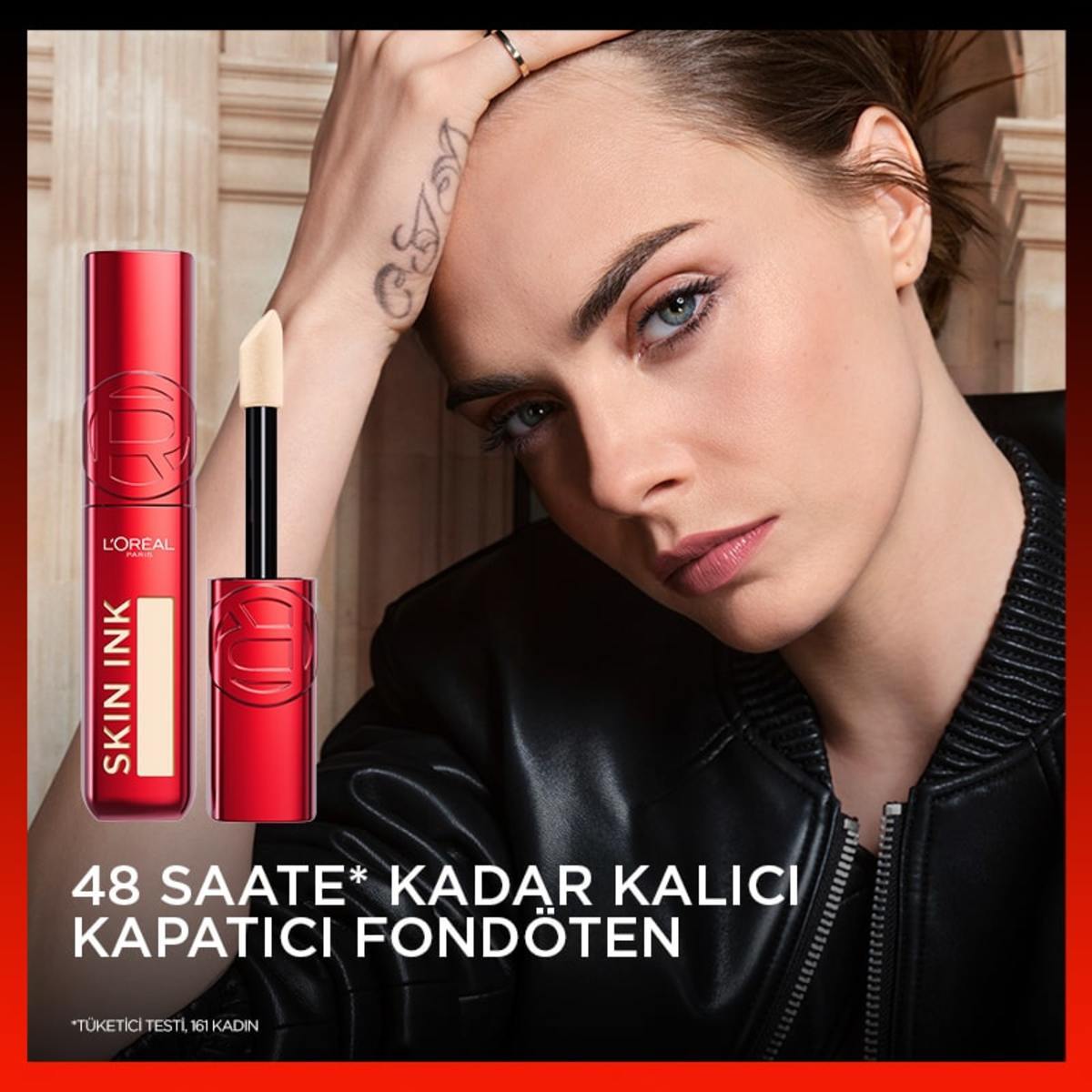  LOREAL PARIS LOREAL PARIS L'Oreal Paris Skin Ink Gün Boyu Kapatıcı Fondöten Nötr Alt Ton 20  1 of 7 