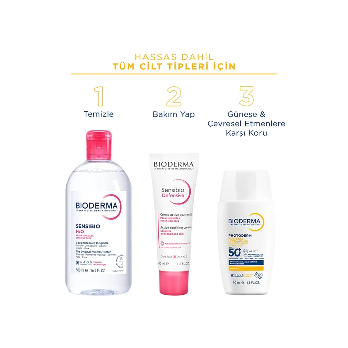  BIODERMA BIODERMA Bioderma Photoderm XDefense Spf50+ Tüm Cilt Tipleri İçin Renksiz Güneş Kremi 40 ml  1 of 8 