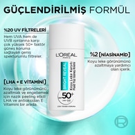 L'Oreal Paris Bright Reveal Spf 50+ Koyu Leke Karşıtı Fluid Günlük Yüz Güneş Kremi 50ml