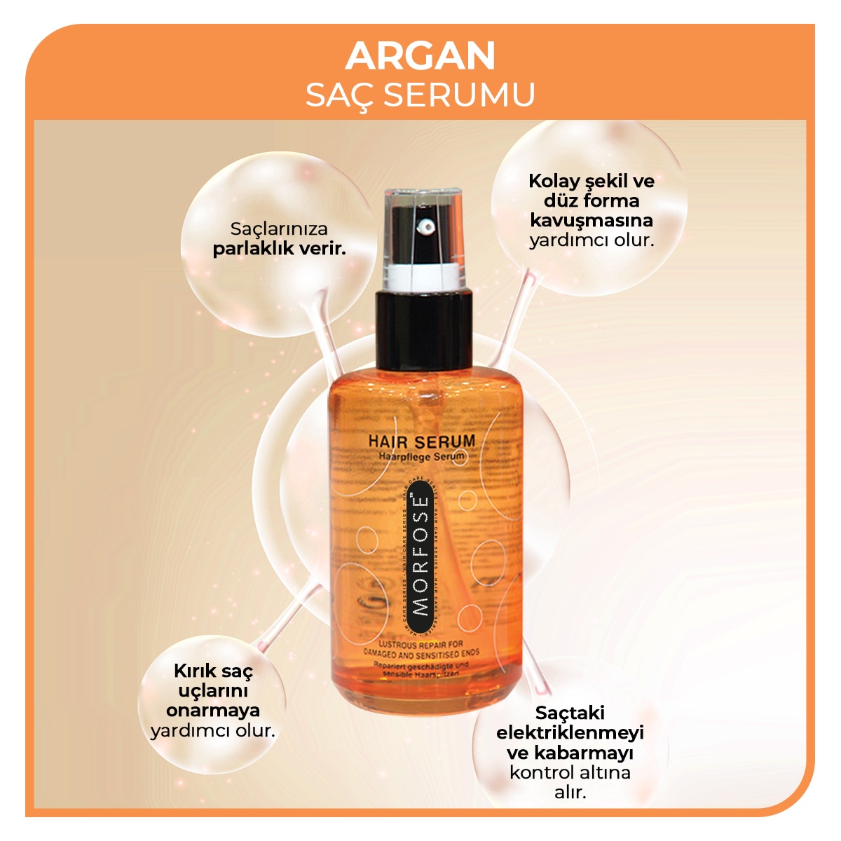  MORFOSE EXC. MORFOSE EXC. Morfose Argan Saç Serumu 75 ml  1 of 5 