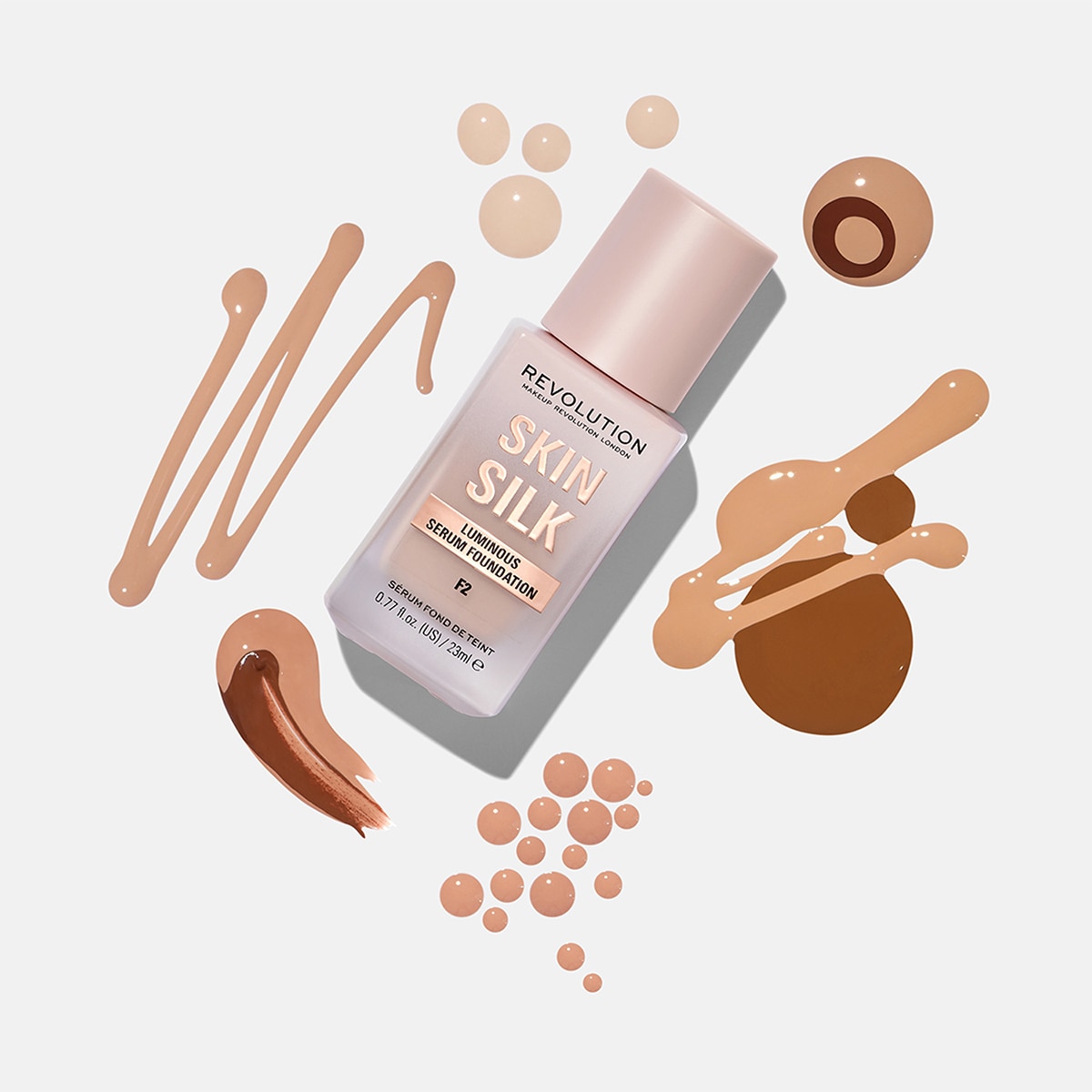  REVOLUTION REVOLUTION Revolution Skin Silk Serum Fondöten F3  1 of 7 