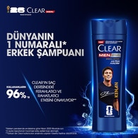 CLEAR CLEAR Clear Men Kepeğe Karşı Ultra Hacim Etkili Şampuan Legends Kenan Yıldız 350 ml 1 of 12