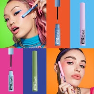 Nyx Professional Makeup Vivid Brights Likit Eyeliner On Red