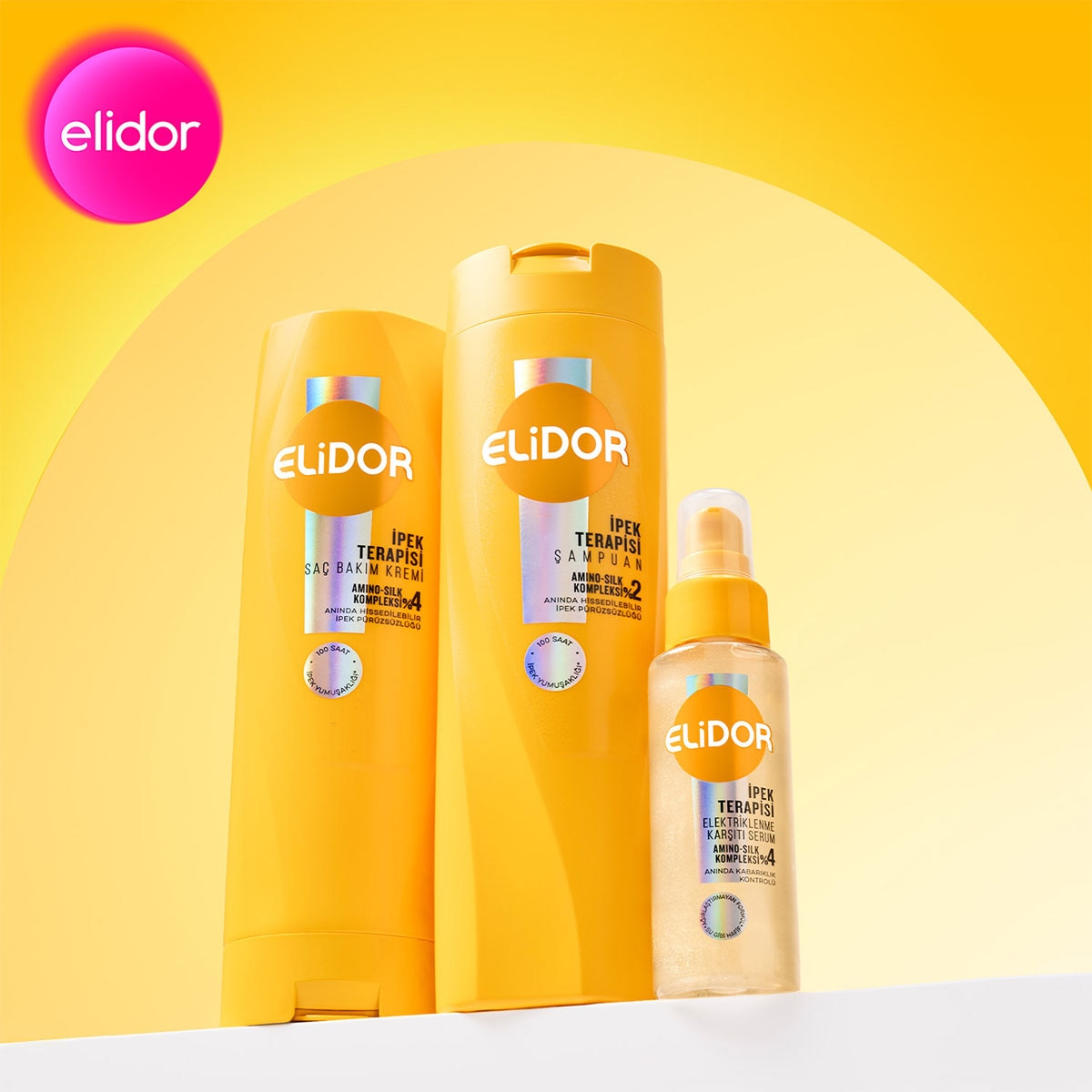  ELİDOR ELİDOR Elidor Şampuan İpek Terapisi 400 ml  1 of 9 