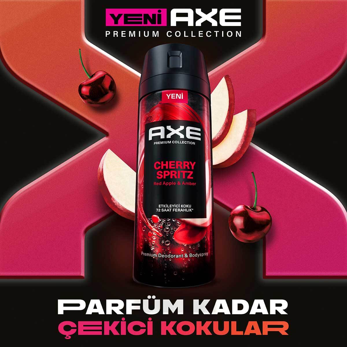  AXE AXE Axe Cherry Spritz Deodorant 150 ml  1 of 8 