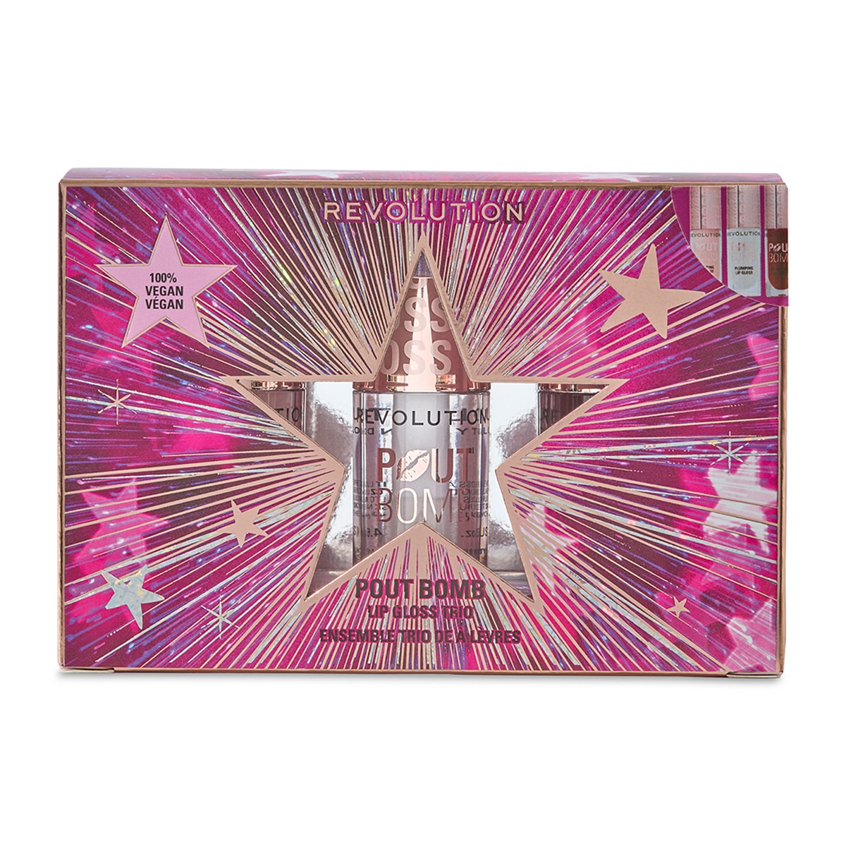 REVOLUTION REVOLUTION REVOLUTION POUT BOMB DOLGUN. LIP GLOSS SETİ 1 of 2