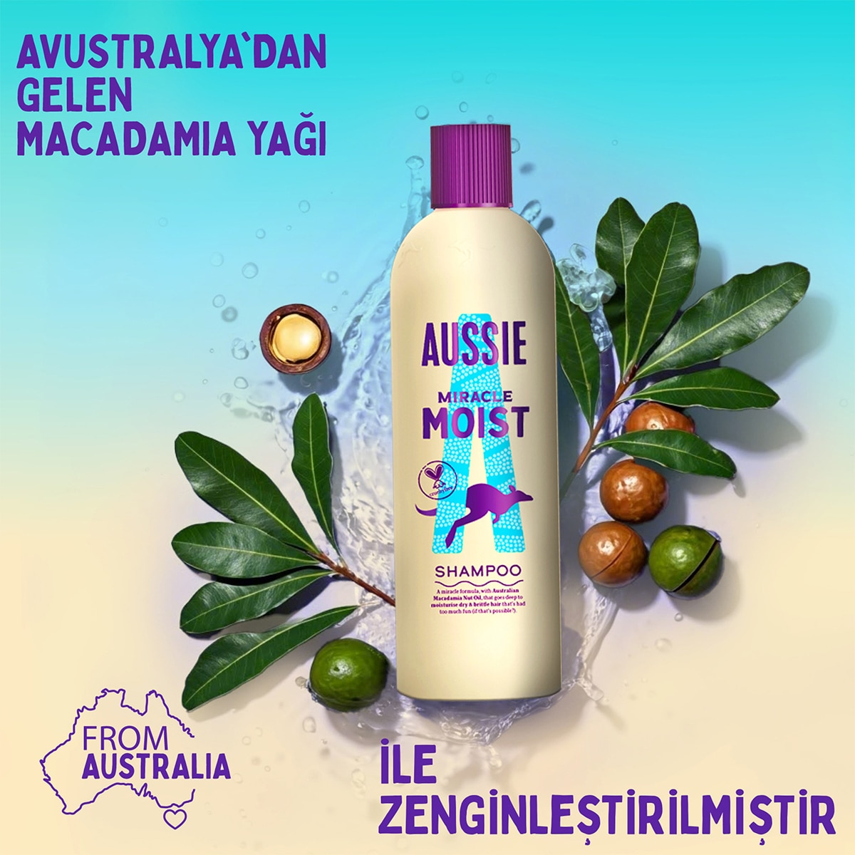  AUSSIE AUSSIE Aussie Miracle Moist Nemlendirici Şampuan 1 lt  1 of 9 