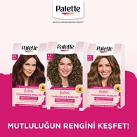 PALETTE PALETTE Palette Işıltılı Transparan Renkler Koyu Kumral 6-0 1 of 9