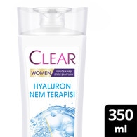 Clear Women Kepeğe Karşı Etkili Saç Bakım Şampuanı Hyaluron Nem Terapisi 350 ml