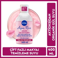 Nivea Aqua Rose Micellar Gül Suyu İçeren Çift Fazlı Makyaj Temizleme Suyu 400 ml