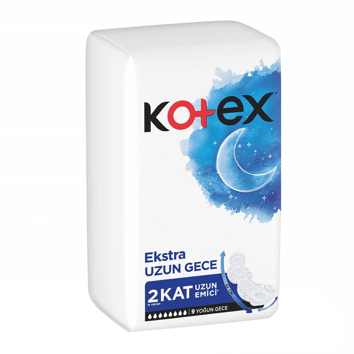  KOTEX KOTEX Kotex Ultra Hijyenik Ped Ekstra Uzun Gece 9 Adet  1 of 4 
