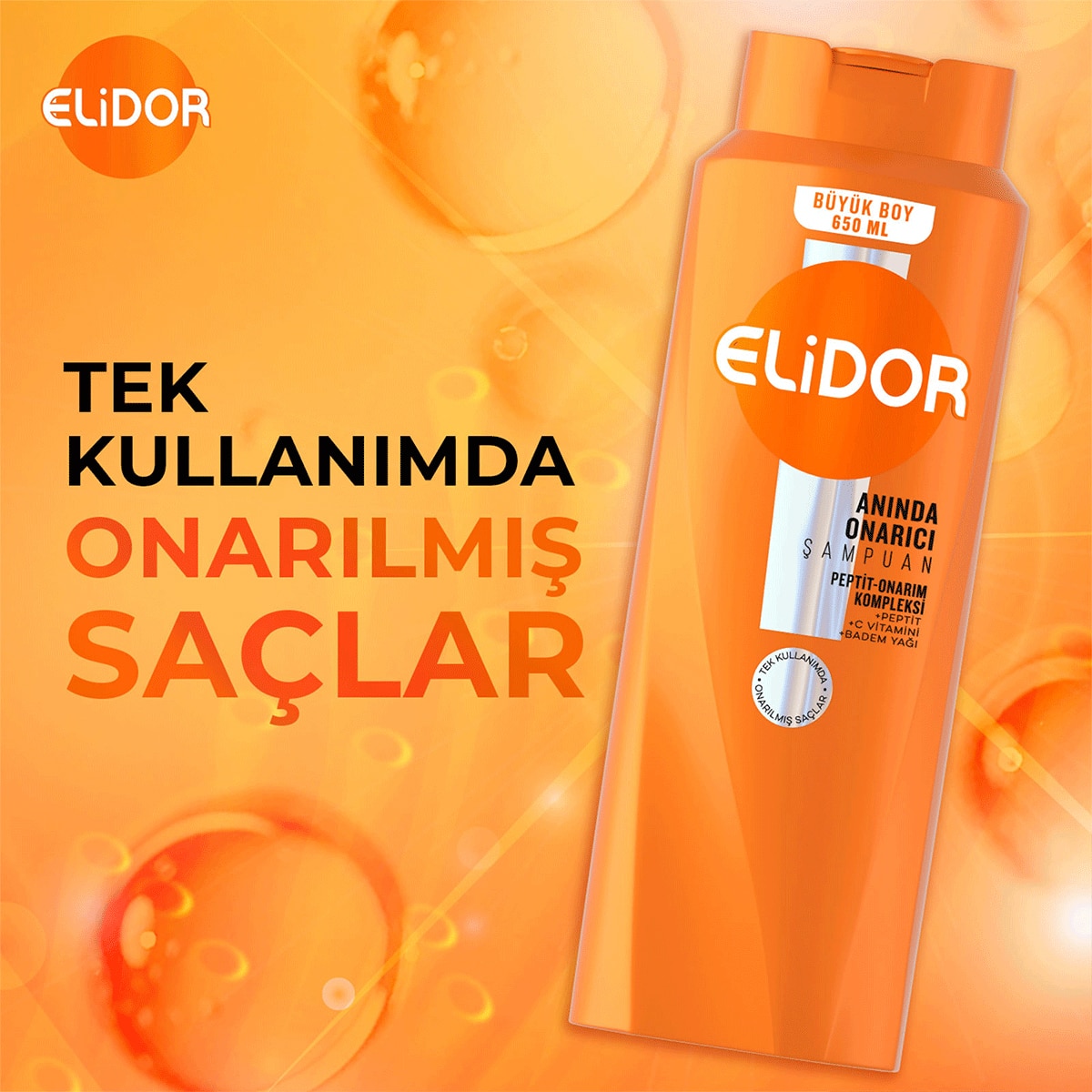  ELİDOR ELİDOR Elidor Şampuan Anında Onarıcı 650 ml  1 of 7 