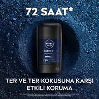 NIVEA MEN Erkek Stick Deodorant Deep Dimension Aktif Karbon 50 ml