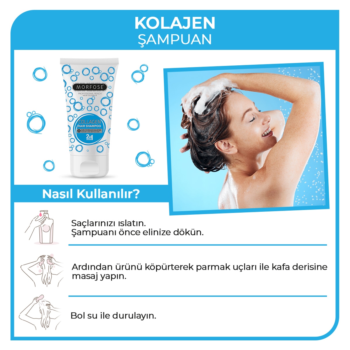 MORFOSE MORFOSE Morfose Kolajen Şampuan 50 ml 1 of 5