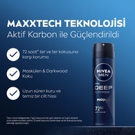 NIVEA DEO NIVEA DEO Nivea Men Erkek Sprey Deodorant Deep Darkwood 150 ml 1 of 7