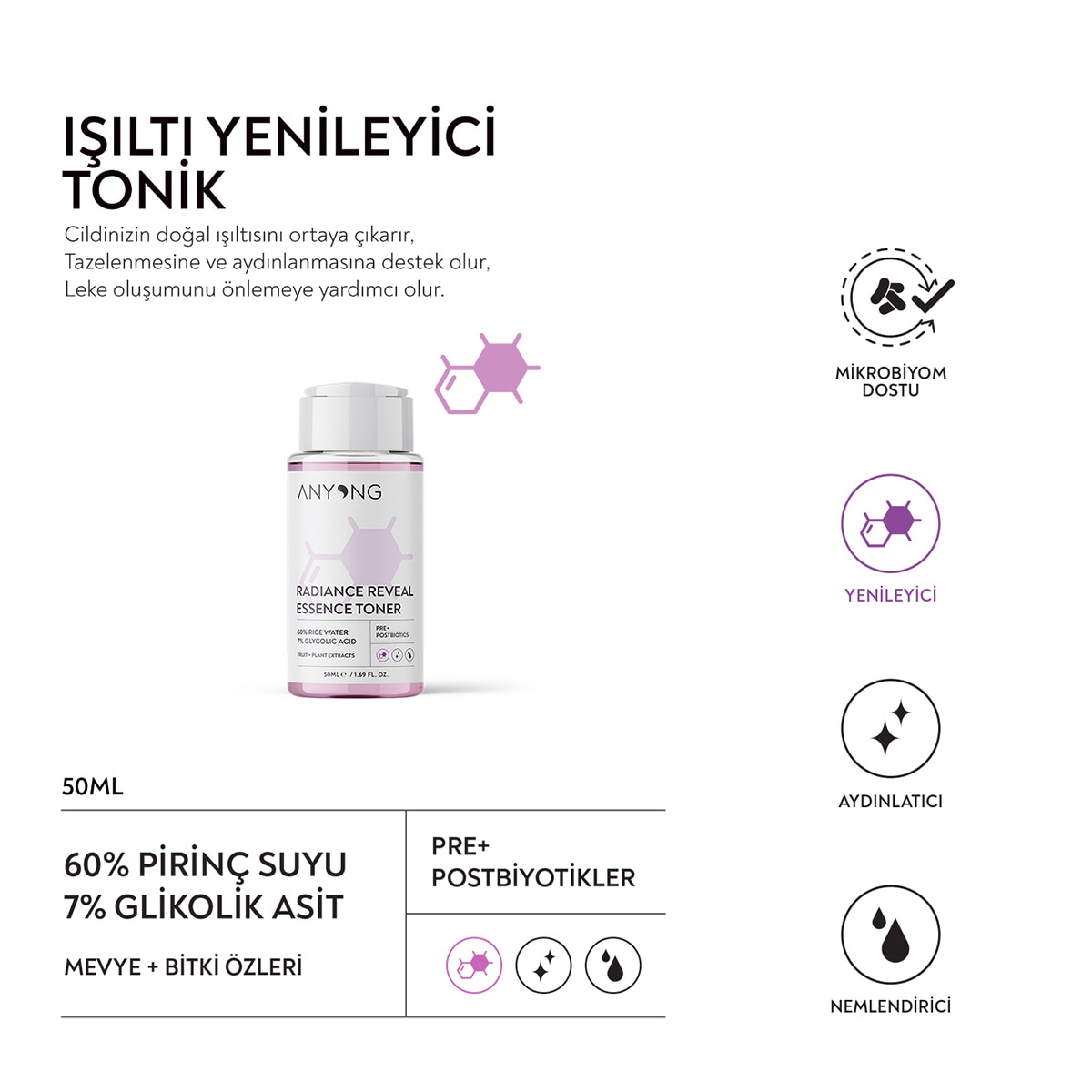  ANYONG ANYONG Anyong Cilt Tonu Eşitleyici Kit  1 of 7 