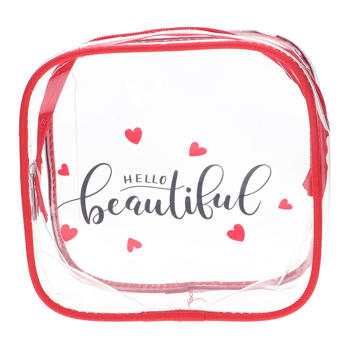  MIINE MIINE Miine Makyaj Çantası Pvc Küçük Kırmızı  1 of 2 