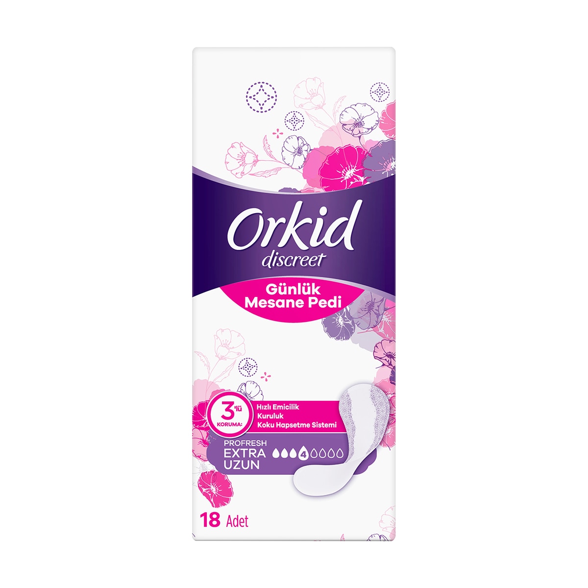  ORKID ORKID Orkid Mesane Pedi Extra Uzun 18 Adet  1 of 9 