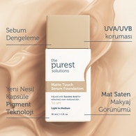 The Purest Solutions Mat Serum Fondöten Light 30 ml