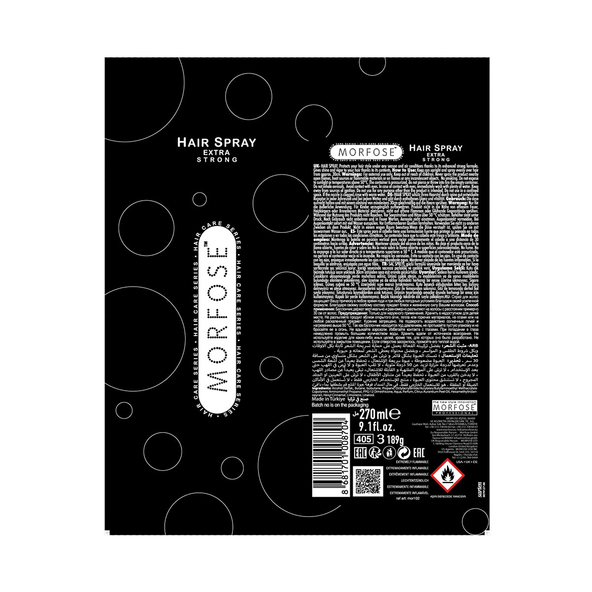  undefined MORFOSE EXC. Morfose Ultra Strong Saç Spreyi 270 ml  1 of 5 