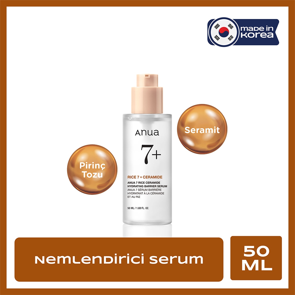 ANUA ANUA Anua Rice Ceramide Nemlendirici Bariyer Serum 50 ml 1 of 10