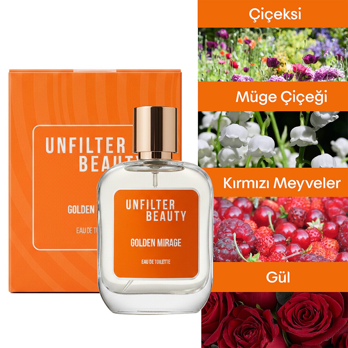  undefined UNFILTER BEAUTY Unfilter Beauty Kadın Parfüm EDT Golden Mirage 50 ml  1 of 4 