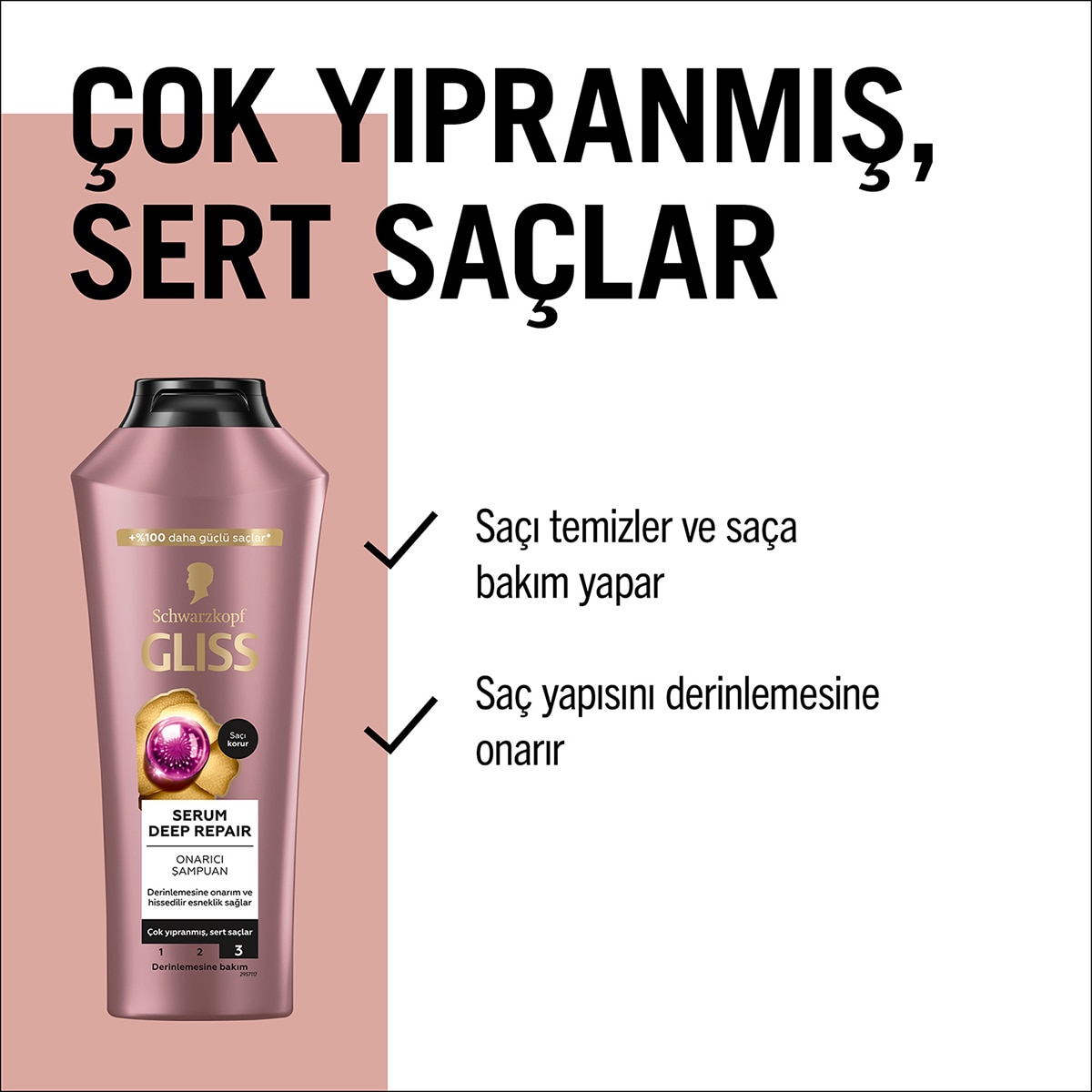  GLISS GLISS Gliss Şampuan Deep Repair 400 ml  1 of 7 