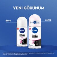 Nivea Kadın Roll on Invisible Black and White Clear 50 ml