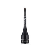 Flormar Yoğun Renk Veren Mat Bitişli Kendinden Fırçalı Jel Eyeliner Siyah