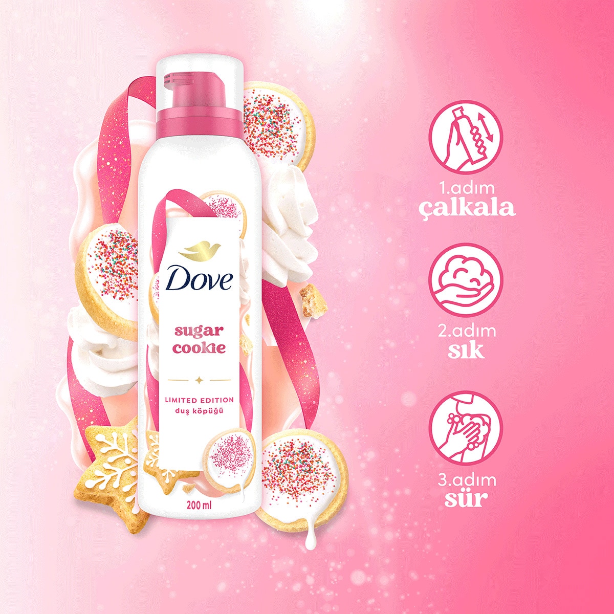 み*ち様 G-RAP【THE DOVE SHACK】【2 SCOOP】2枚セット DOVE Dove Sugar Cookie Duş Köpüğü 200 ml 1442406 | Watsons