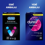 Durex Extreme Geciktiricili ve Tırtıklı Prezervatif 20'li