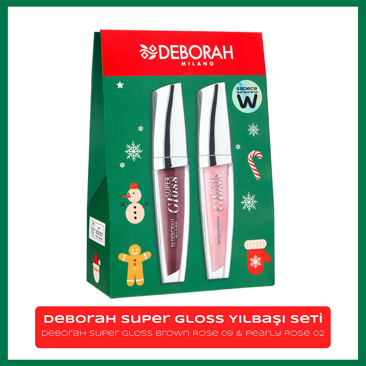 DEBORAH DEBORAH Deborah Yılbaşı Super Gloss Set 09 & 02 2'li 1 of 4