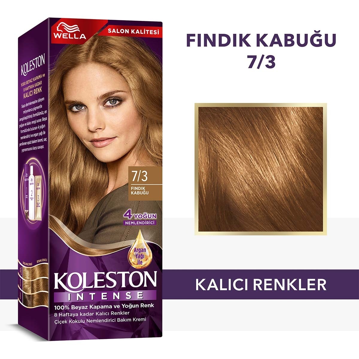  KOLESTON KOLESTON NATURALS Wella Koleston Intense Saç Boyası 7/3 Fındık Kabuğu  1 of 7 