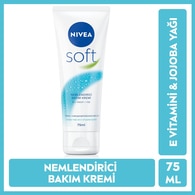 Nivea Soft Nemlendirici Bakım Kremi Yüz Vücut El 75 ml Jojoba Yağı ve E Vitamini Tüm Ciltler