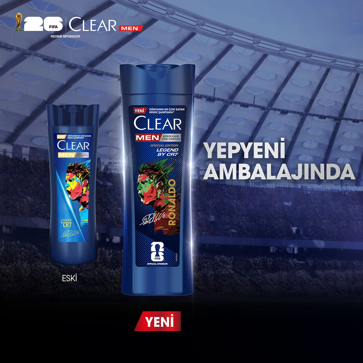 CLEAR CLEAR Clear Men Kepeğe Karşı Etkili Şampuan Legend By CR7 350 ml 1 of 13