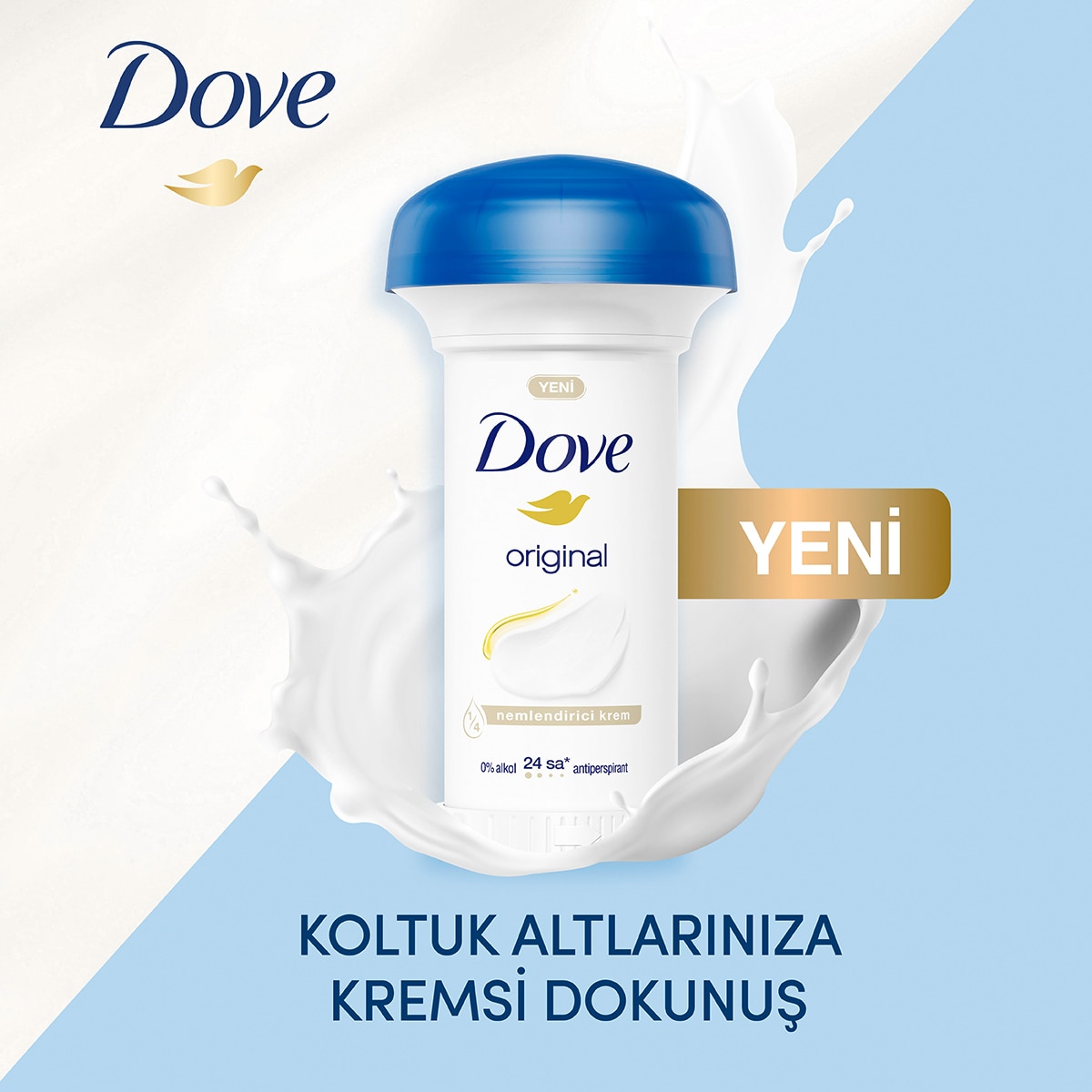  DOVE DOVE Dove Original Krem Stick Deodorant Mushroom 50 ml  1 of 8 