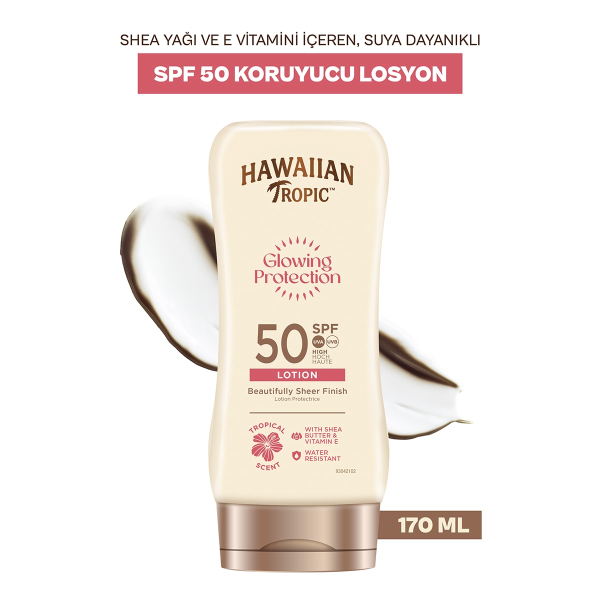 HAWAIIAN TROPIC H.TROPIC Hawaiian Tropic Glowing Protection Vücut Güneş Koruyucu Losyon SPF50 170 ml 1 of 5