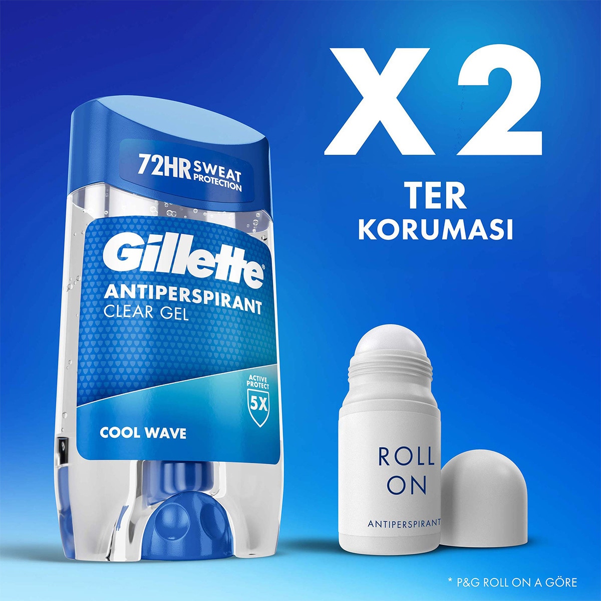 GILLETTE Gillette Clear Jel Cool Wave Erkek Deo 70 ml 127250 | Watsons