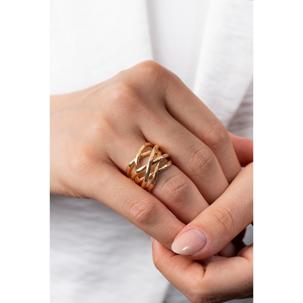  VOLENIA VOLENIA Volenia Yüzük Altın Renkli Sarmaşık  1 of 3 