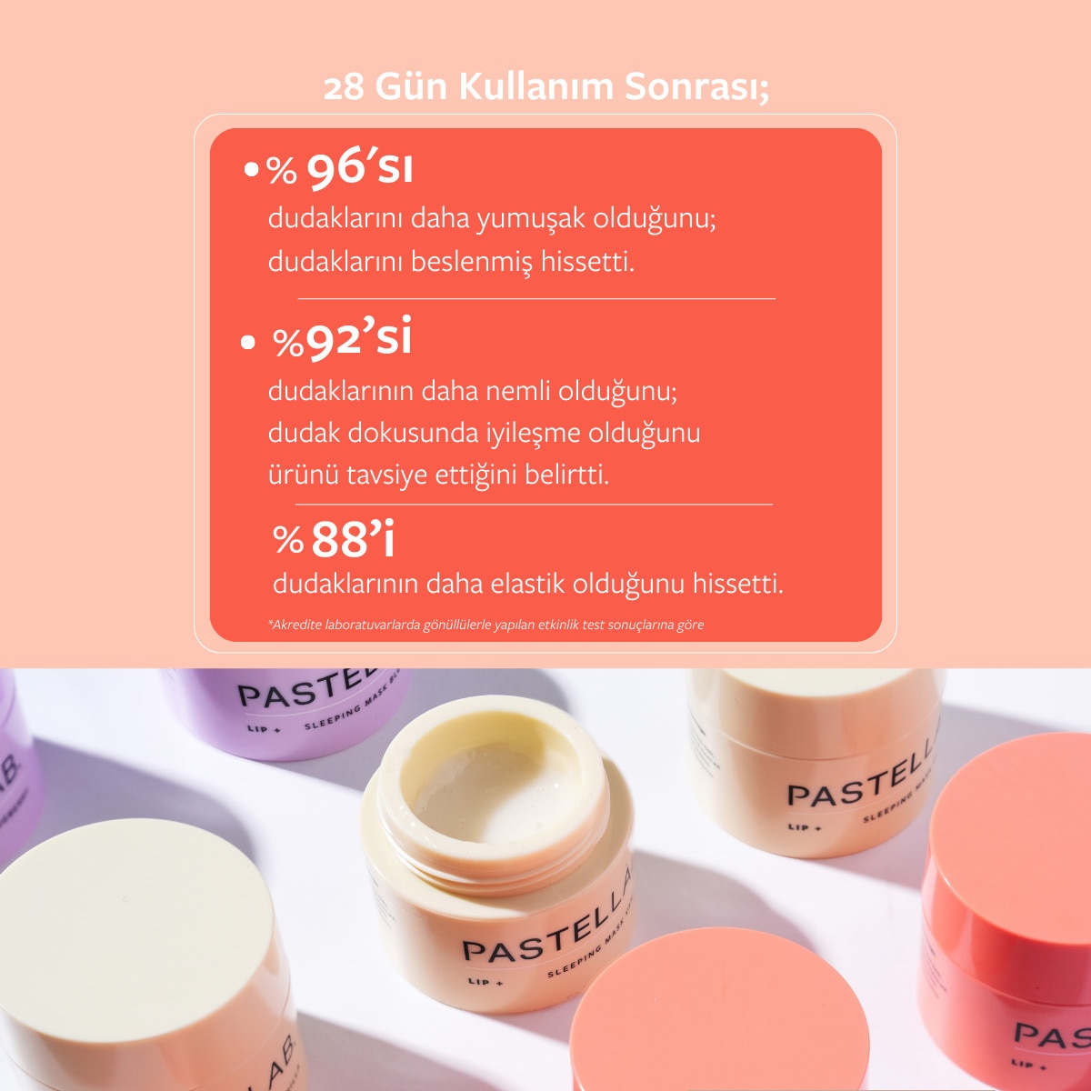  PASTELLAB PASTELLAB. Pastellab. Lip Sleeping Mask Dudak Bakım Maskesi Peach  1 of 7 