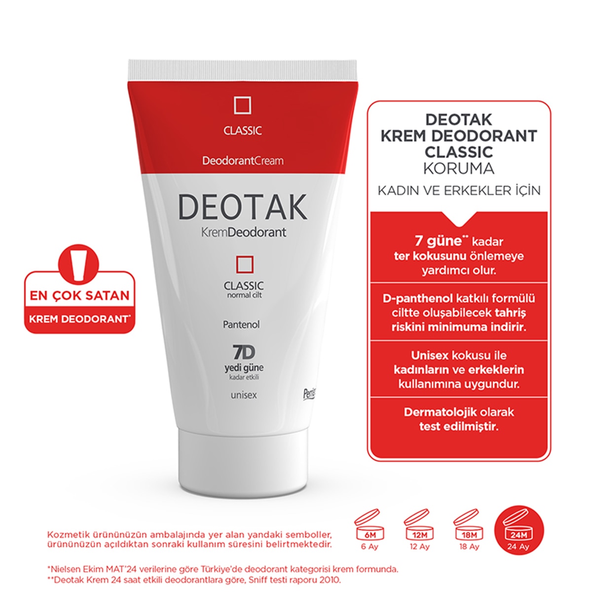  DEOTAK DEOTAK Deotak Classic Krem Deodorant 35 ml  1 of 10 