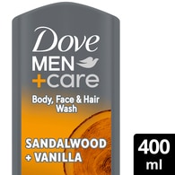  DOVE MEN DOVE MEN Dove Men +Care Sandalwood + Vanilya Duş Jeli 400 ml  1 of 1 