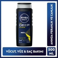  NIVEA BATH CARE NIVEA BATH CARE Nivea Men Duş Jeli Deep Extreme 500 ml  1 of 1 